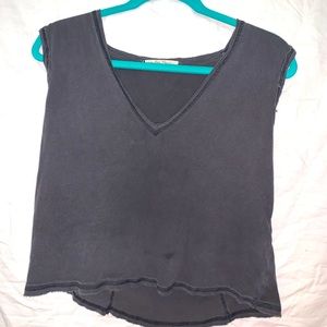 We The Free Cropped gray tank top
